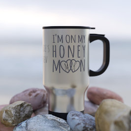 Caneca Térmica No Meu Casamento Entrelaçado Monograma Noiva