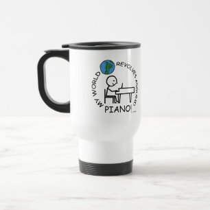 Caneca Térmica No Meu Pequeno Piano Do Mundo