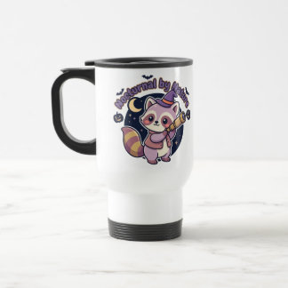 Caneca Térmica Nocturno por Natureza - Guaxinim Bruxa Fofa