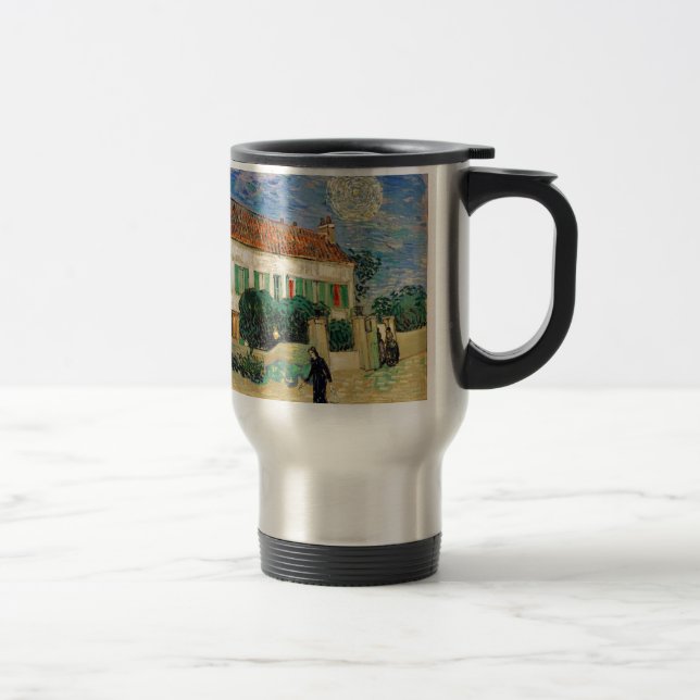 Caneca Térmica Noite branca da casa de Van Gogh (Direita)
