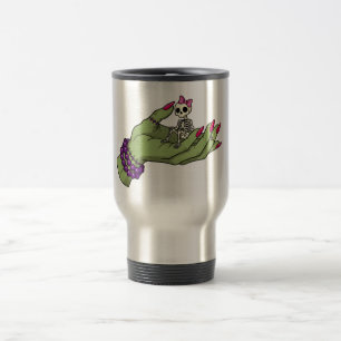Caneca Térmica Noiva da Mão Frankenstein com Arco Skeleton Tem