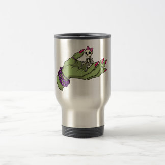 Caneca Térmica Noiva da Mão Frankenstein com Arco Skeleton | Tem
