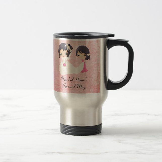 Caneca Térmica Noiva e madrinha de casamento (Direita)