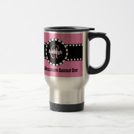 Caneca Térmica Nome feito sob encomenda V2 do monograma do