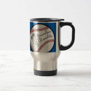 Caneca Térmica Nome personalizado basebol assinado