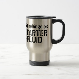 Caneca Térmica Nome personalizado do acionador de partida do caf