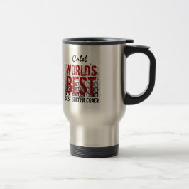 Caneca Térmica Nome Personalizado do Melhor Treinador do Mundo