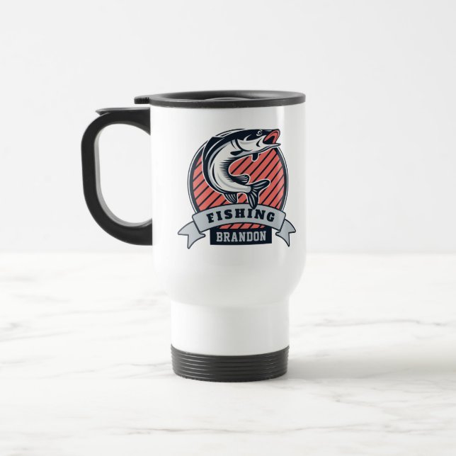 Caneca Térmica Nome personalizado Imagens Fisher (Esquerda)