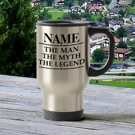 Caneca Térmica Nome Personalizado O Homem O Mito A Legenda
