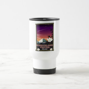 Caneca Térmica Norðurland vestra poster de viagens da Islândia
