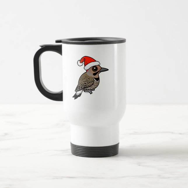 Caneca Térmica Norte Flicker Santa Claus (amarelado) (Esquerda)