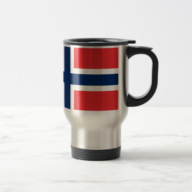 Caneca Térmica norwegen/Noruega, bandeira (Direita)