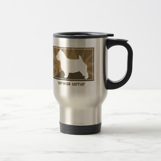 Caneca Térmica Norwich Terrier da terra (Direita)
