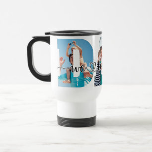 Caneca Térmica Nós Te Amo Foto Personalizada Do Pai Personalizada