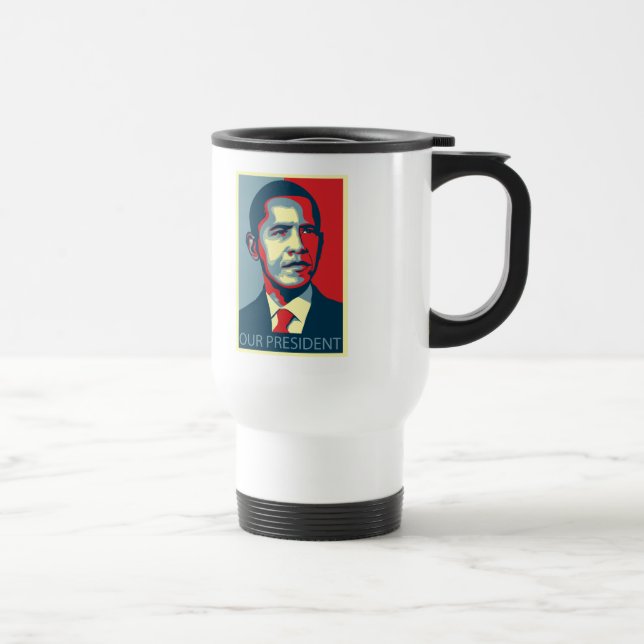 Caneca Térmica Nosso presidente Obama (Direita)