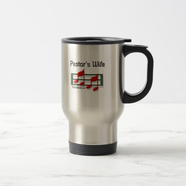 Caneca Térmica Notas da esposa do pastor (Direita)