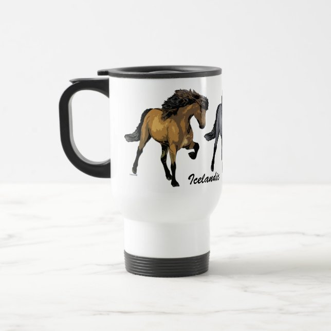 Caneca Térmica Nouvelle Vogue - Cavalo Islandês (Esquerda)