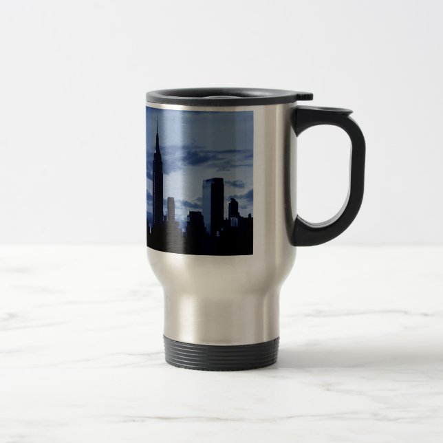 Caneca Térmica Nova Iorque e noite azul (Direita)