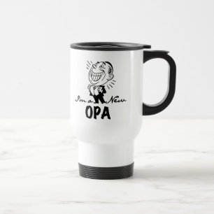 Caneca Térmica Novas camisetas e presentes de avô sorridentes