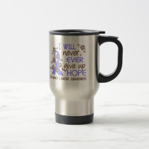 Caneca Térmica Nunca dê acima o cancer de estômago da esperanç