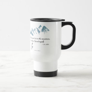 Caneca Térmica Nunca me perco nas montanhas, é onde...