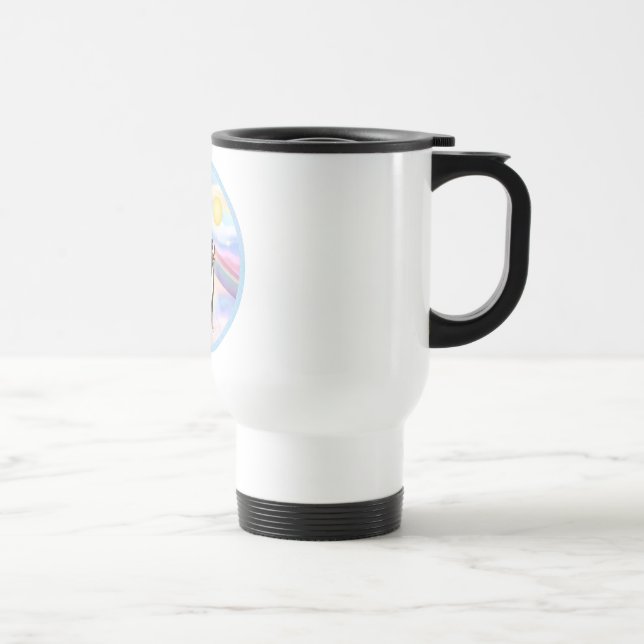 Caneca Térmica Nuvens - Anjo Bernese Mountain Dog (Direita)
