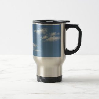 Caneca Térmica Nuvens Sabedoras Céu Azul Pó