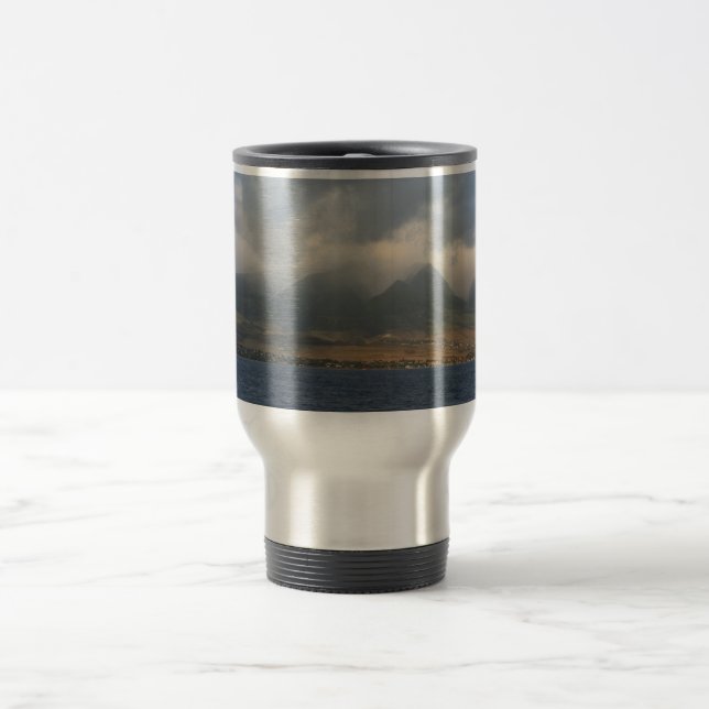 Caneca Térmica Nuvens sobre Maui (Centro)