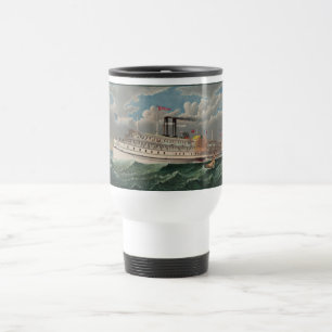 Caneca Térmica NY Voyage Grand PaddleWheel Steamboat O Peregrino