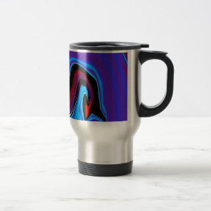 Caneca Térmica O Abstrato do Dragão Vermelho