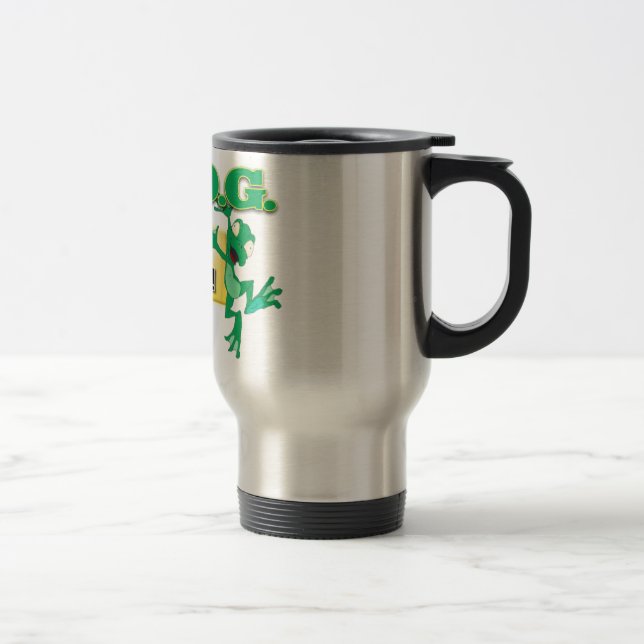 CANECA TÉRMICA O ACRÔNIMO CRISTÃO DO SAPO CONFIA INTEIRAMENTE NO (Direita)