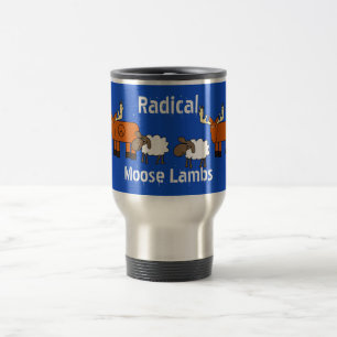 Caneca Térmica "O alce radical engraçado paire "