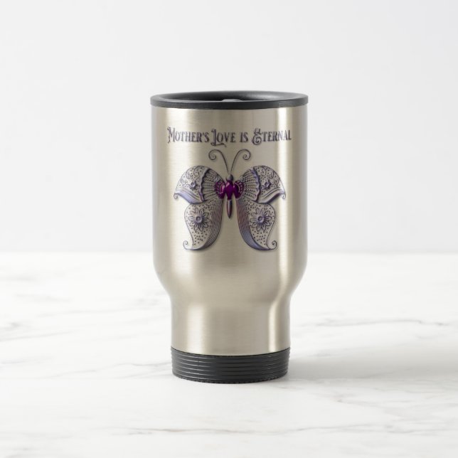 Caneca Térmica O amor da mãe é eterno (Centro)