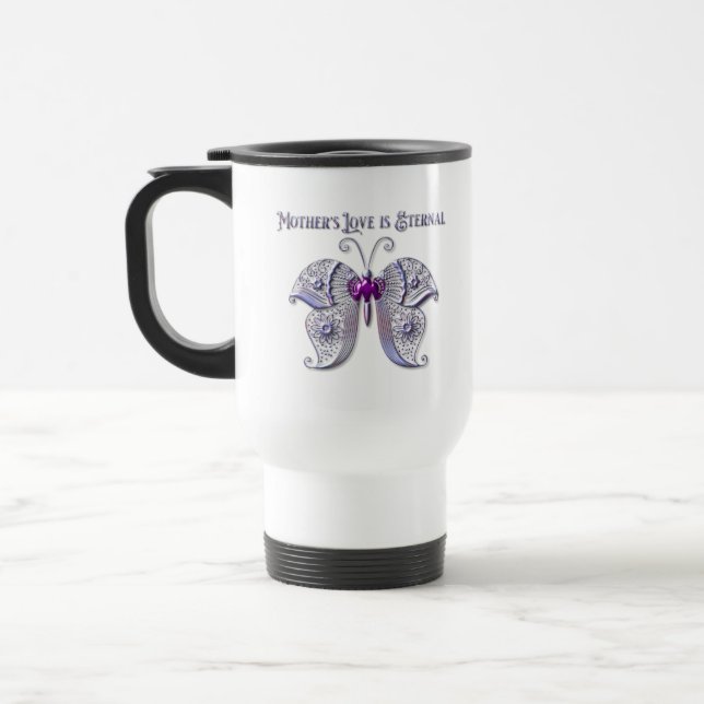 Caneca Térmica O Amor da Mãe é Eterno     (Esquerda)