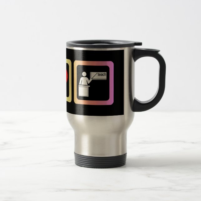 Caneca Térmica o amor da paz ensina (Direita)