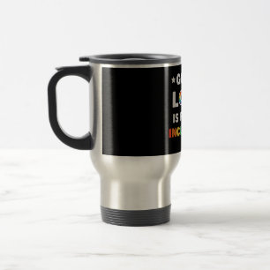 Caneca Térmica O amor de Deus é um mês de orgulho LGBT Gay totalm
