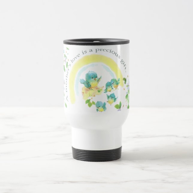 Caneca Térmica O amor de uma mãe é um presente de Precioso (Centro)