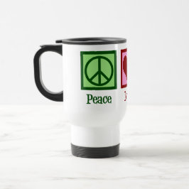 Caneca Térmica O Amor pela Paz Pilata o Presente Bonito do Profes