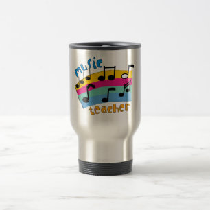 Caneca Térmica O arco-íris do professor de música nota presente