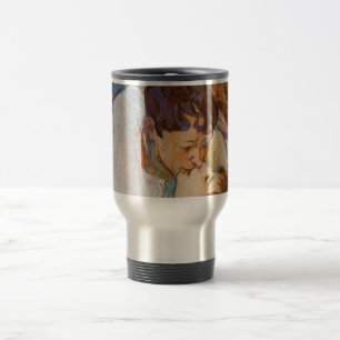Caneca Térmica O beijo - arte do vintage por Toulouse-Lautrec