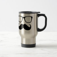 o bigode e os vidros são engraçados