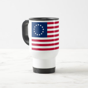 Caneca Térmica O Círculo de Estrelas, Bandeira Americana por Bets
