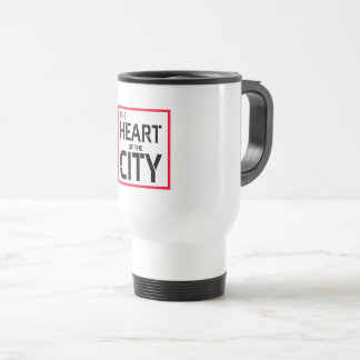 Caneca Térmica O Coração da Cidade Viagem/Caneca Viagem ao trabal