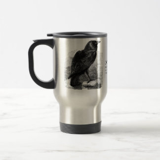 Caneca Térmica O corvo pelo ponto de entrada de Edgar Allen
