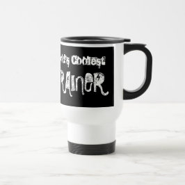 Caneca Térmica O crânio o mais fresco V07J da zebra do INSTRUTOR