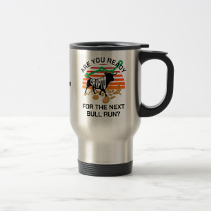 Caneca Térmica O CRYPTO BULL RUN Bitmoney está pronto