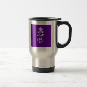 Caneca Térmica O Decor Roxo Mantém Calmo E O Texto Facilmente