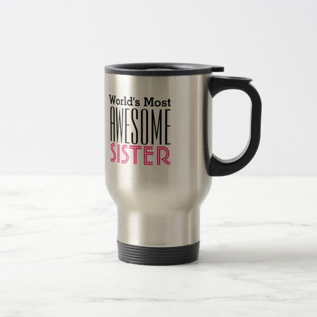 Caneca Térmica O design O MAIS IMPRESSIONANTE do Irmã-Texto do (Direita)