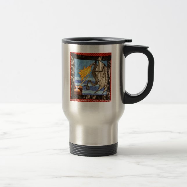Caneca Térmica "O dragão preto e Mage" estofaram a série dos (Direita)