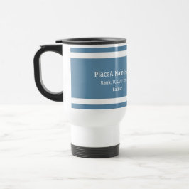 Caneca Térmica O emblema da Defesa da Força Aérea dos EUA persona